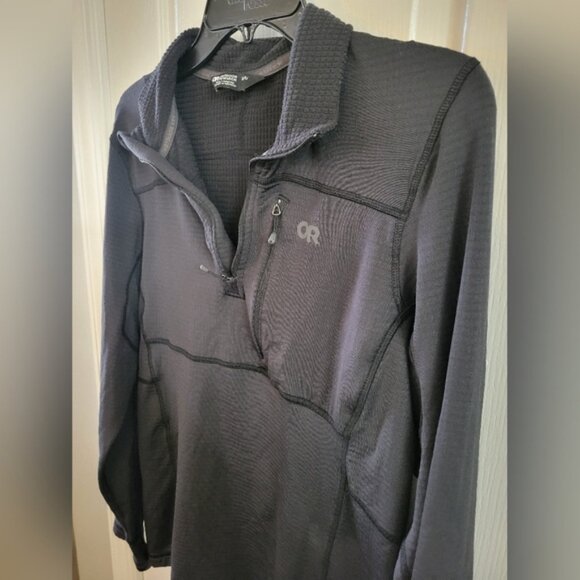 Outdoor Research Men's Vigor Fleece Quarter Zip Black Size Medium - Picture 7 of 10